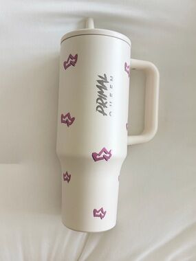 Primal queen Travel Tumbler with Pink crown design